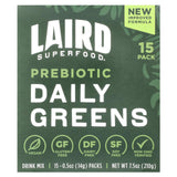 Laird Superfood, Prebiotic Daily Greens, 15 Packs, 0.5 oz (14 g) Each - Supply Center USA