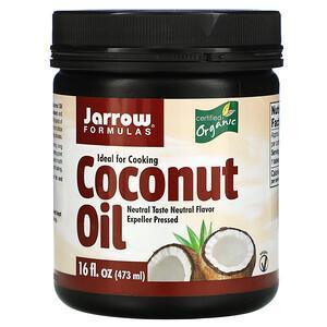 Jarrow Formulas, Organic Coconut Oil, Expeller Pressed, 16 fl oz (473 g) - Supply Center USA