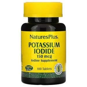 Nature's Plus, Potassium Iodide, 150 mcg, 100 Tablets - Supply Center USA