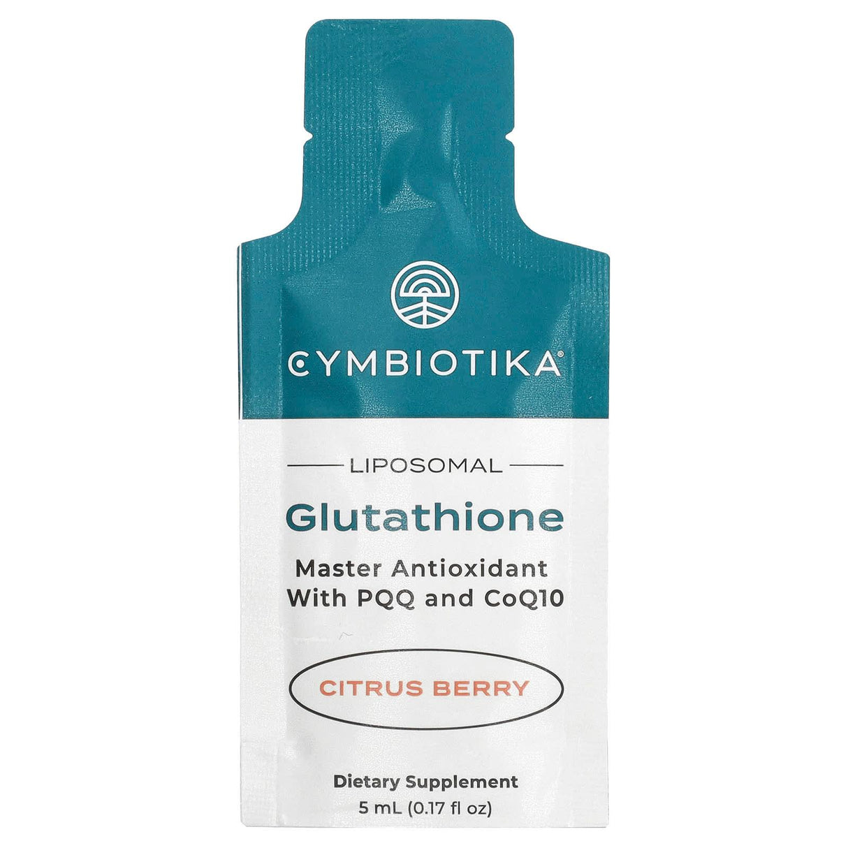 Cymbiotika, Glutathione, Liposomal, Citrus Berry, 25 Pouches, 5 ml Each - Supply Center USA