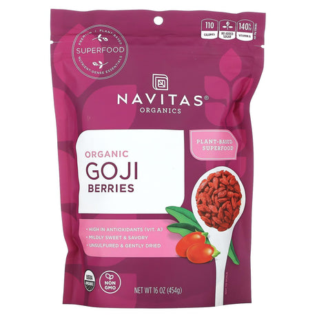 Navitas Organics, Organic Goji Berries, 16 oz (454 g) - Supply Center USA