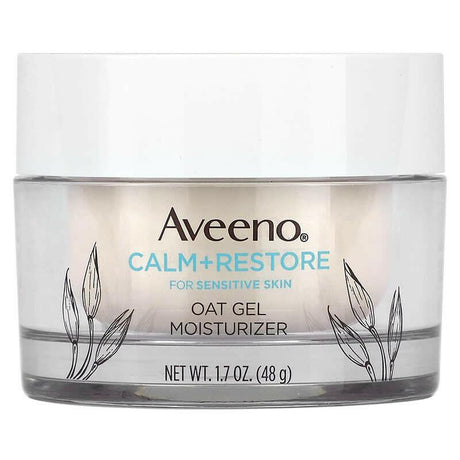 Aveeno, Calm + Restore, Oat Gel Moisturizer, Fragrance Free, 1.7 oz (48 g) - Supply Center USA