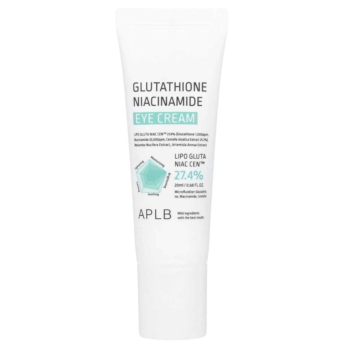 APLB, Glutathione Niacinamide, Eye Cream, 0.68 fl oz (20 ml) - Supply Center USA