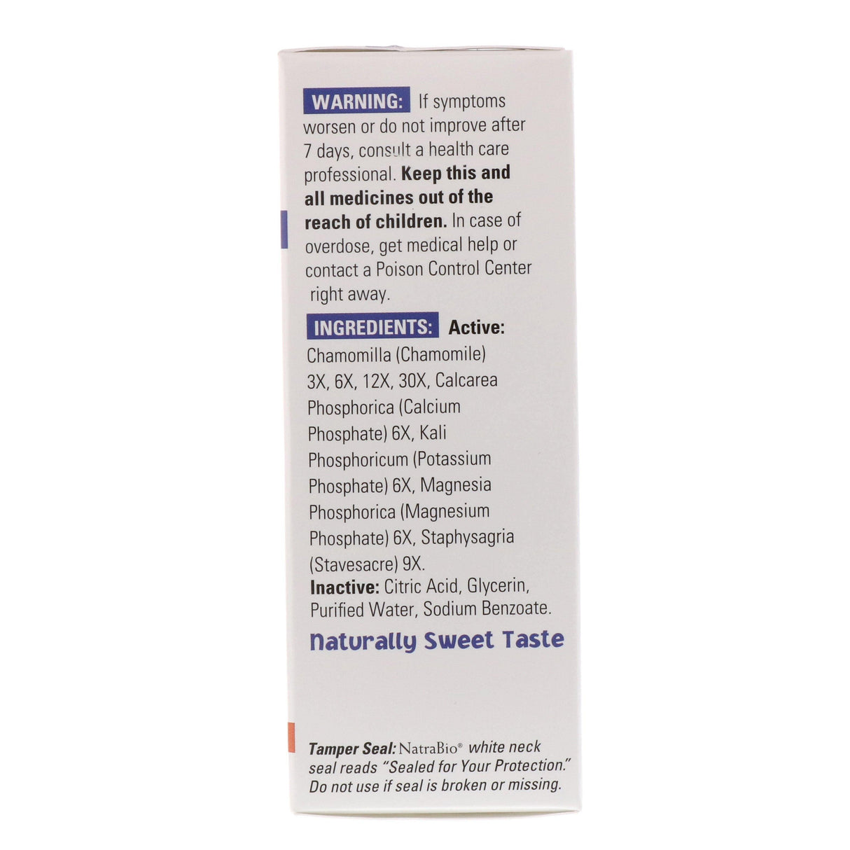 NatraBio, Children's Teething Relief, Non-Alcohol Formula, Liquid, 1 fl oz (30 ml) - Supply Center USA