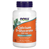 NOW Foods, Calcium D-Glucarate, 500 mg, 90 Veg Capsules - Supply Center USA