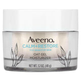 Aveeno, Calm + Restore, Oat Gel Moisturizer, Fragrance-Free, Trial Size, 0.5 oz (14 g) - Supply Center USA