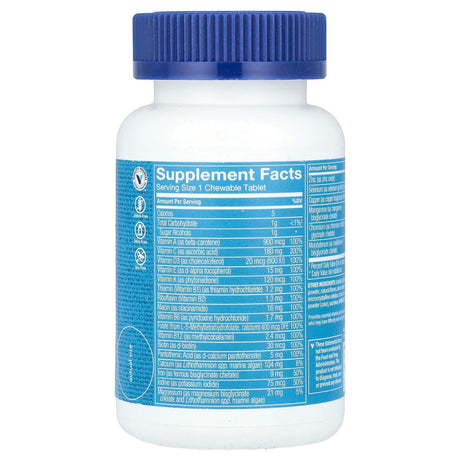 The Vitamin Shoppe, Chewable Bariatric Multivitamin, Tropical Berry, 60 Chewable Tablets - Supply Center USA