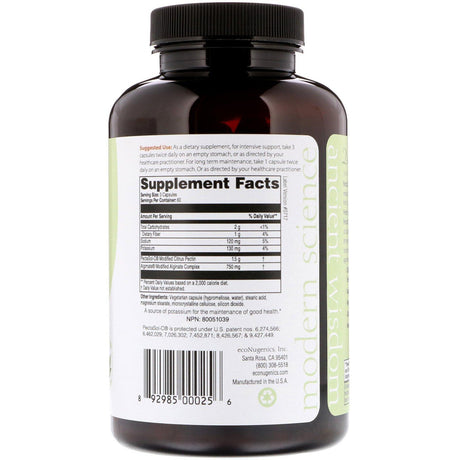 Econugenics, PectaClear, Environmental Toxin Cleanse, 180 Vegetable Capsules - Supply Center USA