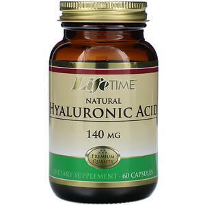 LifeTime Vitamins, Natural Hyaluronic Acid, 140 mg, 60 Capsules - Supply Center USA