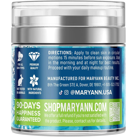 Maryann Organics, Collagen, Day & Night Anti-Aging Cream, 1.7 fl oz - Supply Center USA