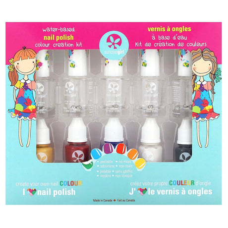 SuncoatGirl, Water-Based Nail Polish Color Creation Kit, 10 Piece Kit - Supply Center USA