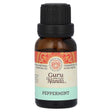 GuruNanda, 100% Pure & Natural Essential Oil, Peppermint, 0.5 fl oz (15 ml) - Supply Center USA