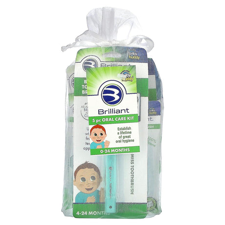 Baby Buddy, Brilliant, 5 Pc Oral Care Kit, 0-24 Months, 5 Piece Kit - Supply Center USA