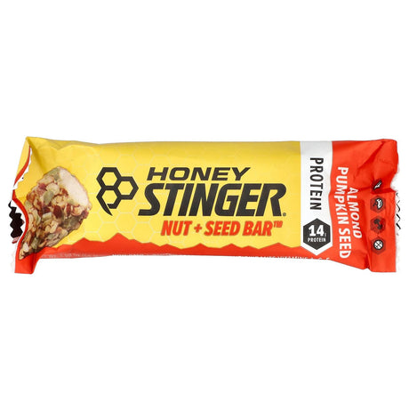 HoneyStinger, Nut + Seed Bar™, Almond Pumpkin Seed, 12 Bars, 1.98 oz (56 g) Each - Supply Center USA