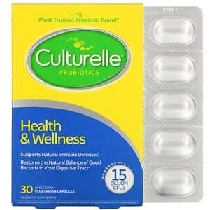 Culturelle, Probiotics, Health & Welness, 15 Billion CFUs, 30 Once Daily Vegetarian Capsules - Supply Center USA