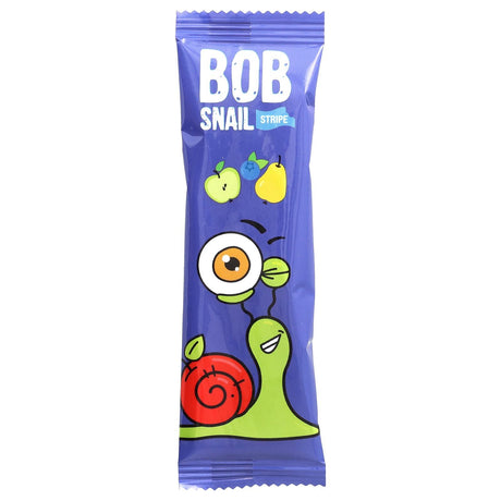 Bob Snail, Stripe, Apple-Pear-Blueberry , 6 Stripes, 0.49 oz (14 g) Each - Supply Center USA