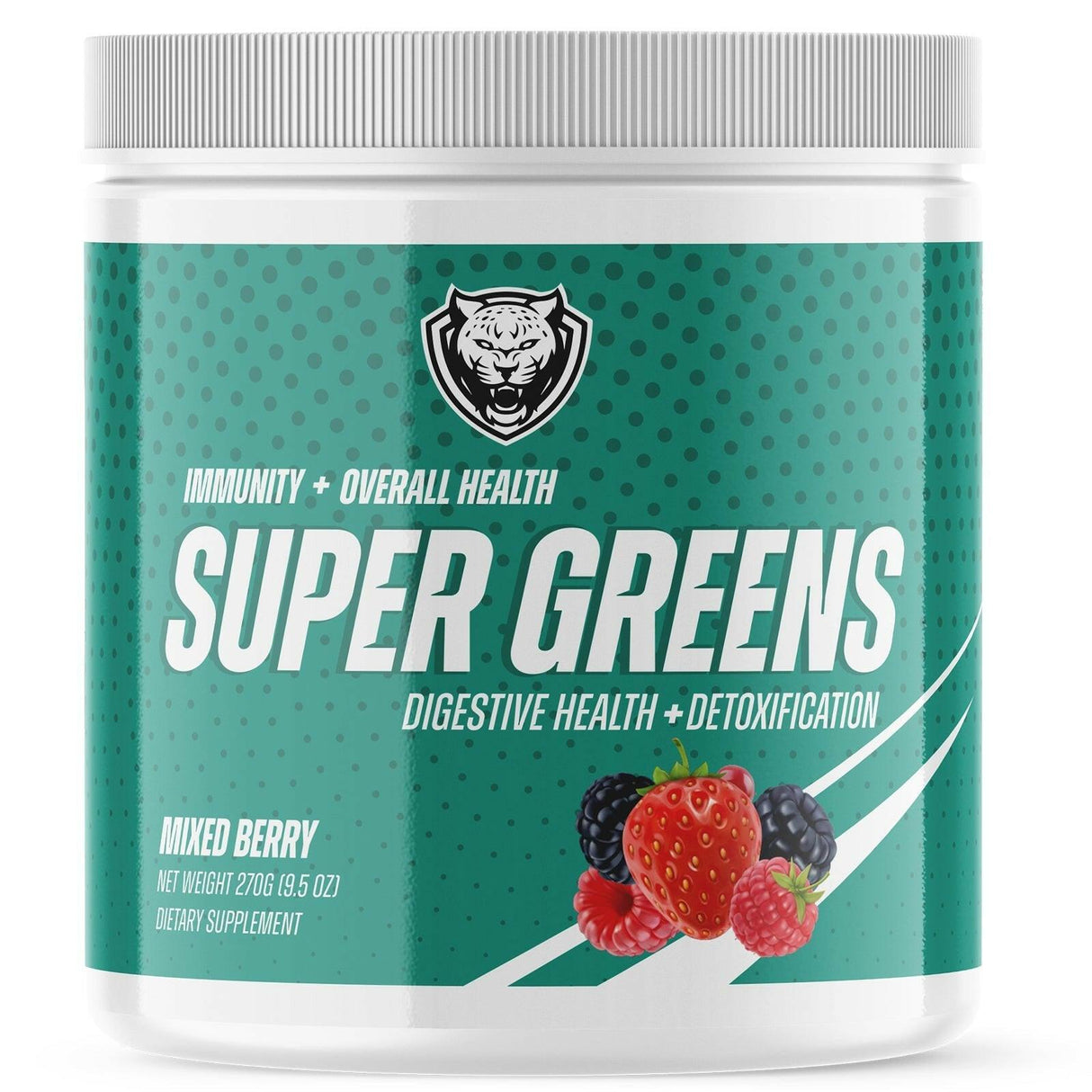 6AM Run, Super Greens, Mixed Berry, 9.5 oz (270 g) - Supply Center USA