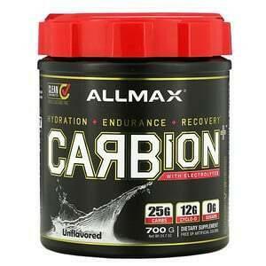 ALLMAX Nutrition, CARBion+ with Electrolytes, Unflavored, 24.7 oz (700 g) - Supply Center USA