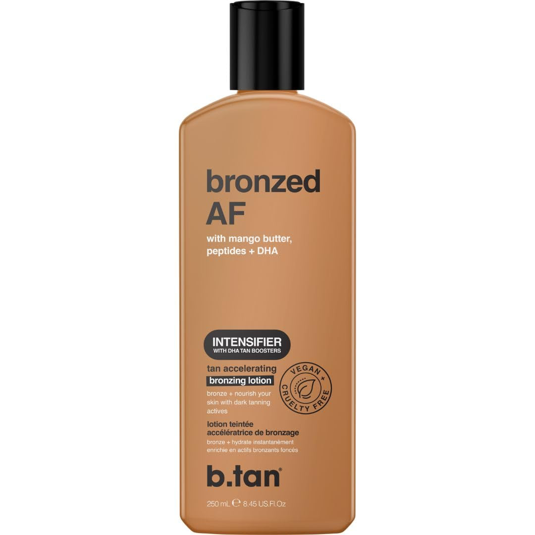 B.Tan UV Tanning Bed Lotion | Darkest Tanning Lotion - Indoor Outdoor Tan Bronzer Accelerator, Best Browning Lotion, 12 Fl Oz