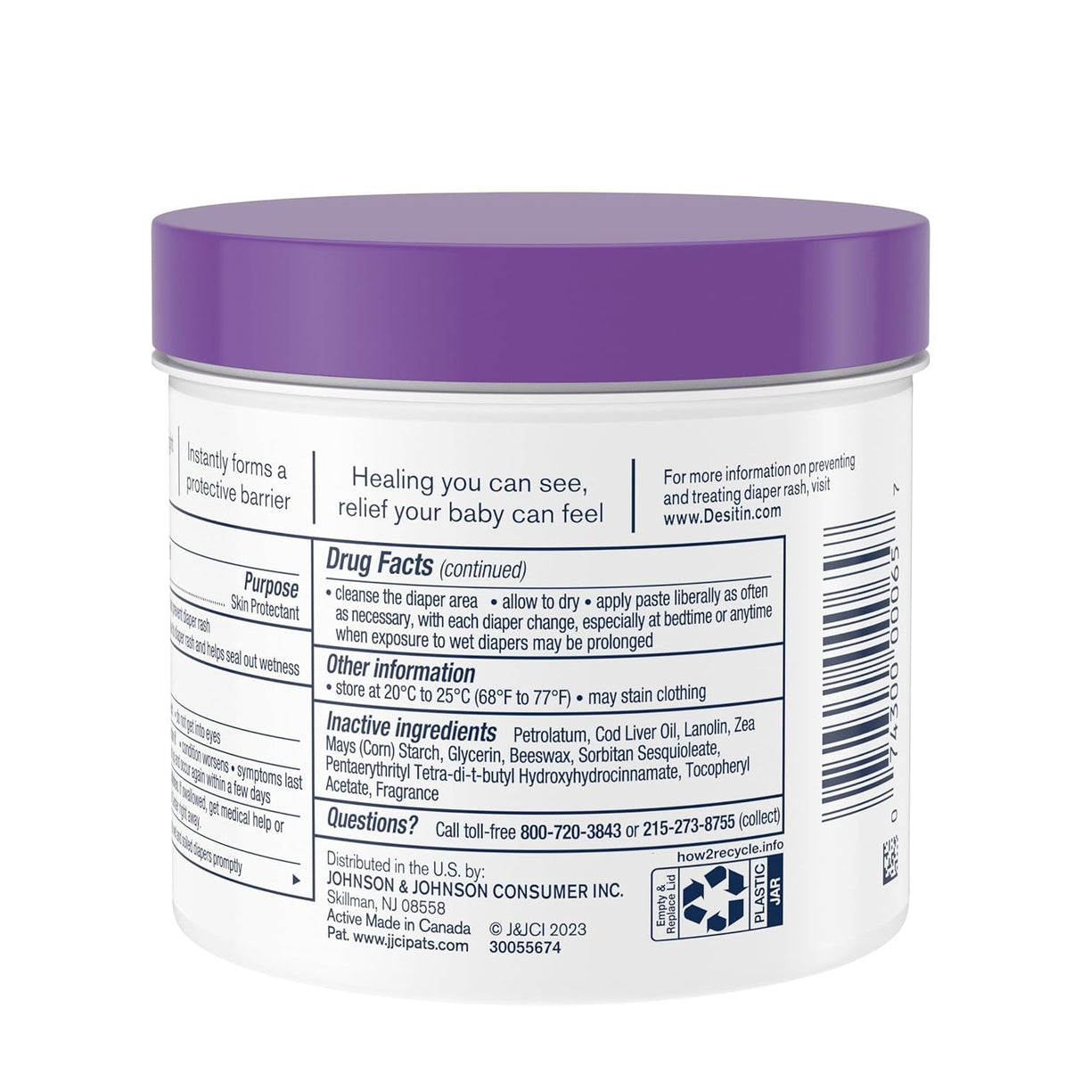 Desitin Maximum Strength Baby Diaper Rash Cream with 40% Zinc Oxide for Diaper Rash Relief & Prevention, 16 Oz (Packaging May Vary)