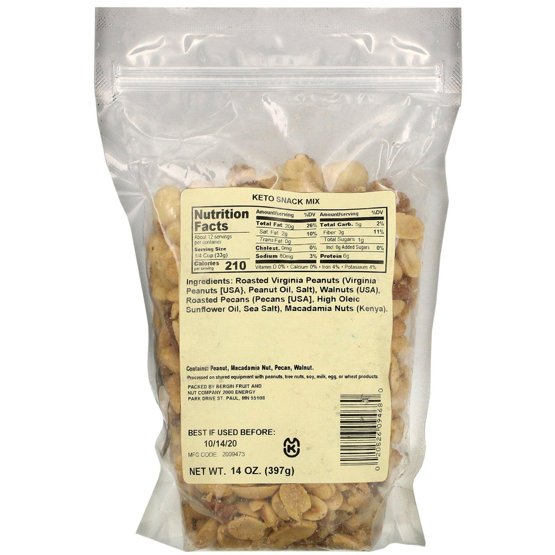 Bergin Fruit and Nut Company, Keto Snack Mix, 14 oz (397 g) - HealthCentralUSA