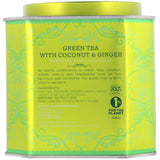 Harney & Sons, Green Tea with Coconut, Ginger and Vanilla, 30 Sachets, 2.67 oz (75 g) - Supply Center USA