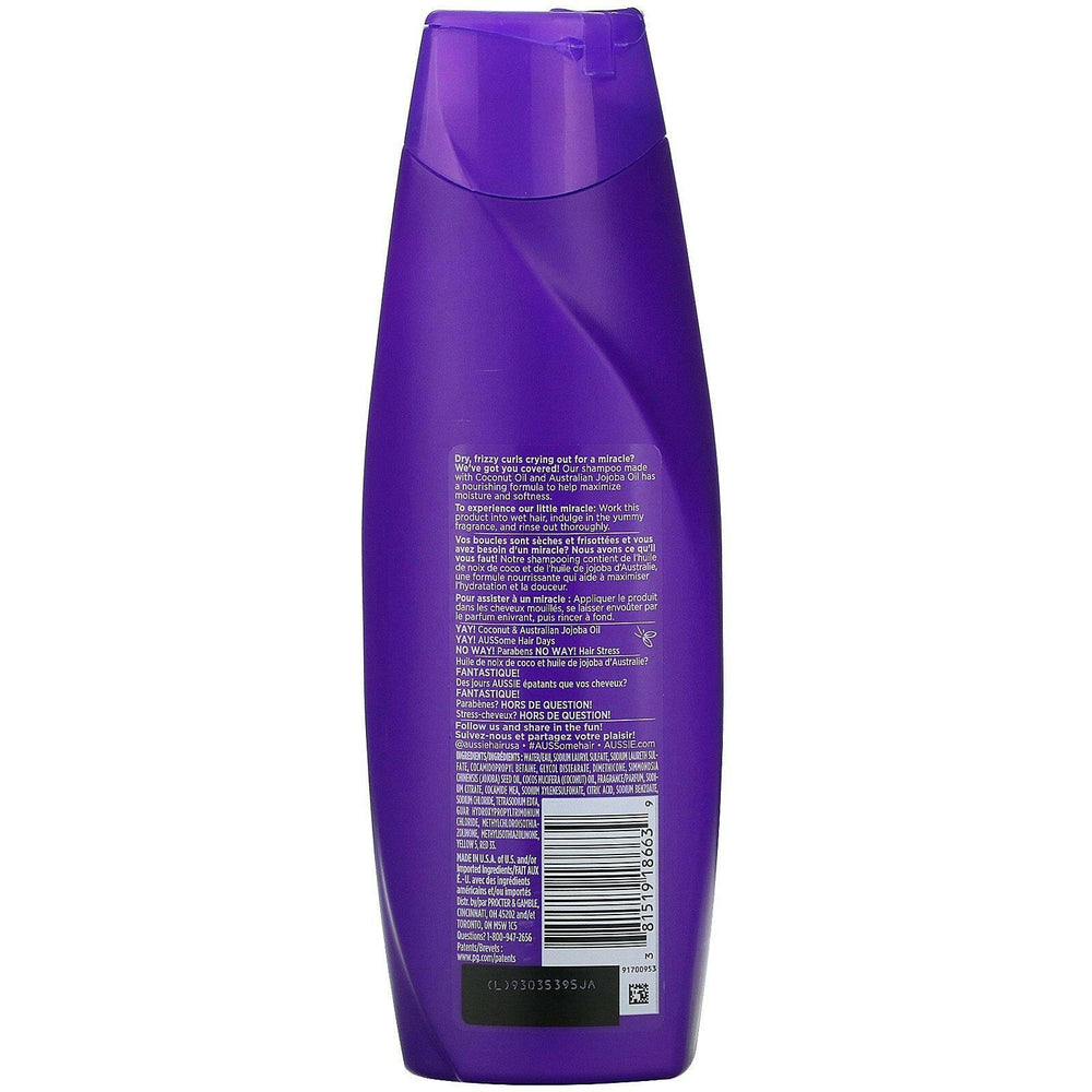 Aussie, Miracle Curls, Shampoo, with Coconut & Australian Jojoba Oil, 12.1 fl oz (360 ml) - HealthCentralUSA