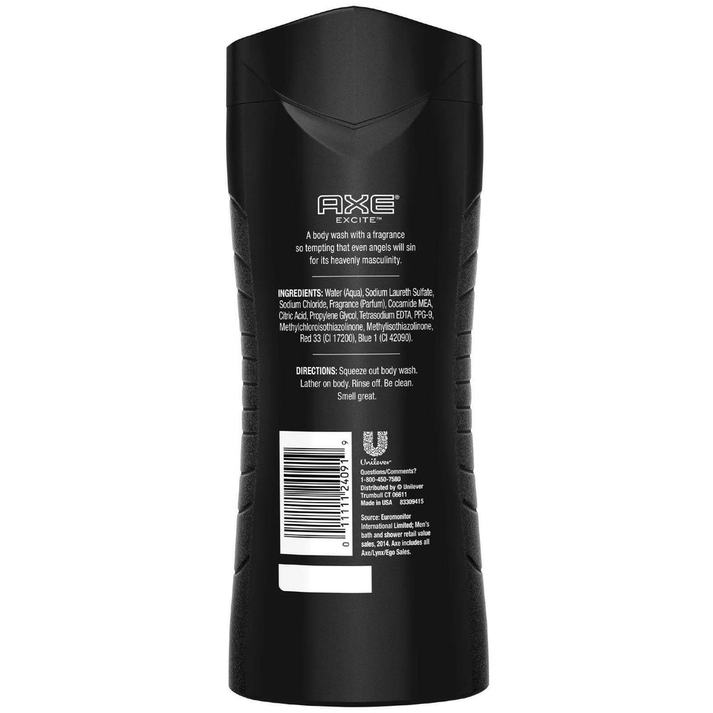 Axe, Excite Body Wash, Crisp Coconut & Black Pepper, 16 fl oz (473 ml) - HealthCentralUSA