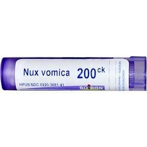 Boiron, Single Remedies, Nux Vomica, 200CK, Approx 80 Pellets - Supply Center USA