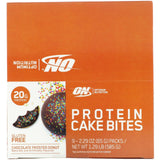 Optimum Nutrition, Protein Cake Bites, Chocolate Frosted Donut, 9 Bars, 2.29 oz (65 g) Each - Supply Center USA