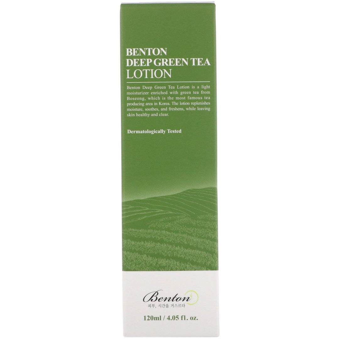 Benton, Deep Green Tea Lotion, 4.05 fl oz (120 ml) - HealthCentralUSA