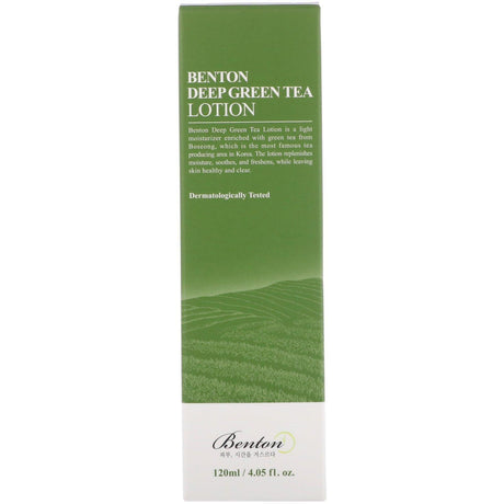 Benton, Deep Green Tea Lotion, 4.05 fl oz (120 ml) - Supply Center USA