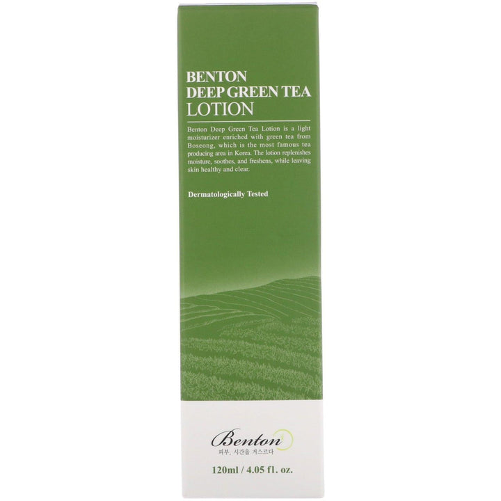 Benton, Deep Green Tea Lotion, 4.05 fl oz (120 ml) - HealthCentralUSA