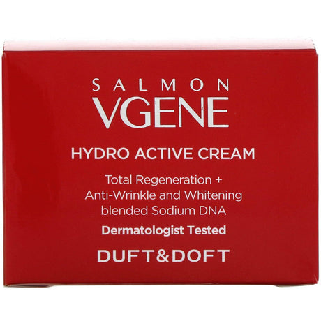 Duft & Doft, Salmon Vgene, Hydro Active Cream, 1.8 fl oz (50 ml) - Supply Center USA