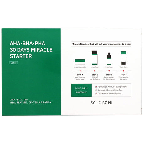 Some By Mi, AHA.BHA.PHA, 30 Days Miracle Starter Edition, 4 Piece Kit - Supply Center USA