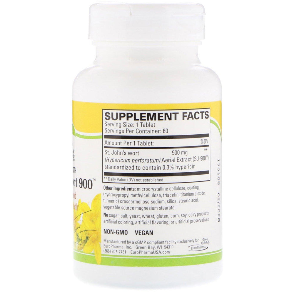 Terry Naturally, St. John's Wort 900, 60 Tablets - HealthCentralUSA