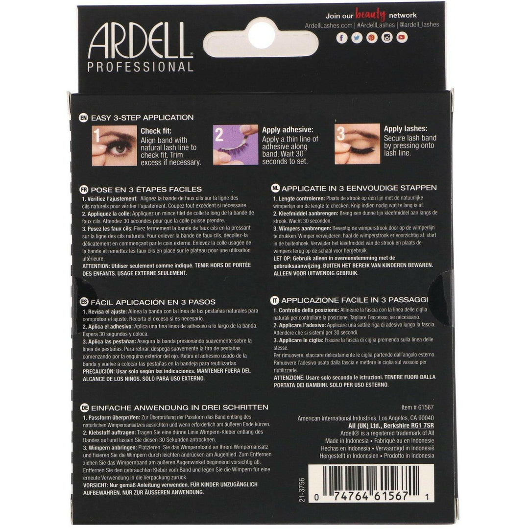 Ardell, Natural Lash, Eye-Lifting Effect, 5 Pairs - HealthCentralUSA