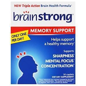 BrainStrong, Memory Support, 30 Caplets - Supply Center USA