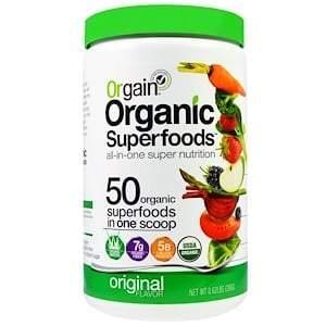 Orgain, Organic Superfoods, All-In-One Super Nutrition, Original Flavor, 0.62 lbs (280 g) - Supply Center USA