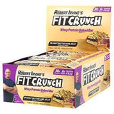 FITCRUNCH, Whey Protein Baked Bar, Peanut Butter and Jelly, 12 Bars, 3.10 oz (88 g) Each - Supply Center USA