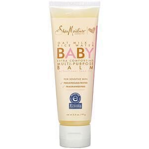 SheaMoisture, Baby Multi-Purpose Balm, Oat Milk & Rice Water, 3.5 oz (99 g) - Supply Center USA