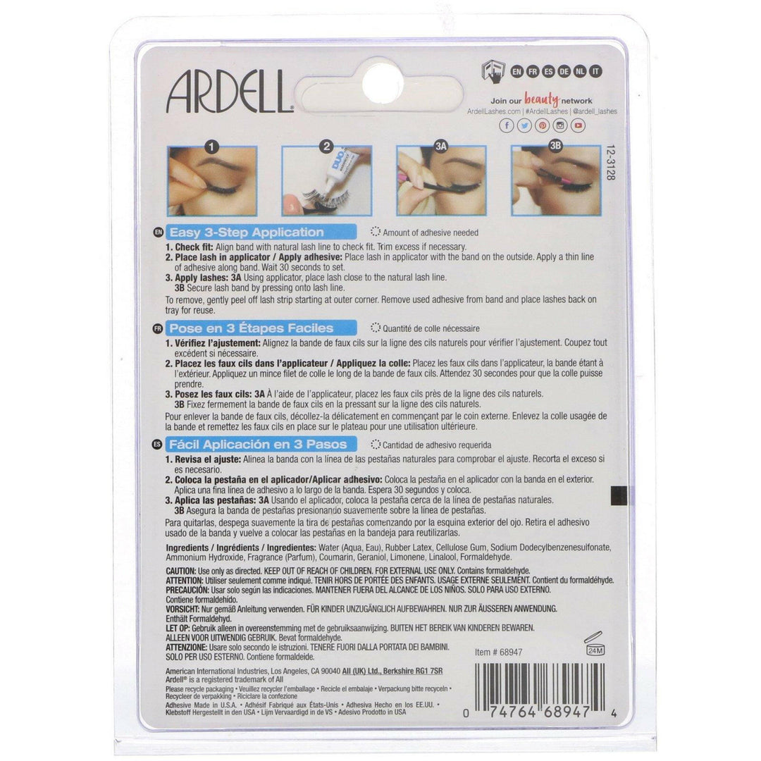 Ardell, Deluxe Pack, Wispies Lashes with Applicator and Eyelash Adhesive, 1 Set - HealthCentralUSA