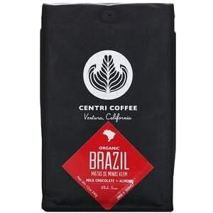 Cafe Altura, Organic Centri Coffee, Brazil, Whole Bean, Milk Chocolate + Almond, 12 oz (340 g) - Supply Center USA