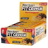 FITCRUNCH, Whey Protein Baked Bar, Caramel Peanut, 12 Bars, 3.10 oz (88 g) Each - Supply Center USA