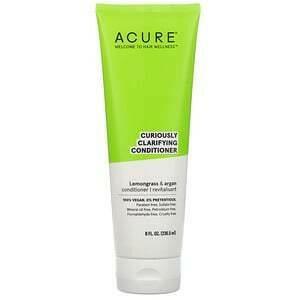 Acure, Curiously Clarifying Conditioner, Lemongrass & Argan, 8 fl oz (236.5 ml) - Supply Center USA