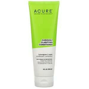 Acure, Curiously Clarifying Conditioner, Lemongrass & Argan, 8 fl oz (236.5 ml) - HealthCentralUSA