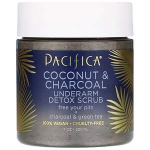 Pacifica, Coconut & Charcoal, Underarm Detox Scrub, 7 oz (205 ml) - Supply Center USA