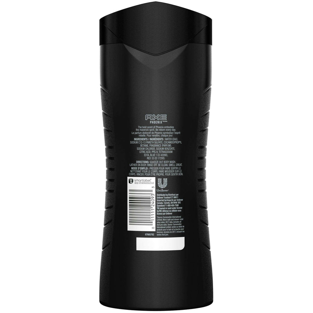 Axe, Phoenix Body Wash, Crushed Mint & Rosemary, 16 fl oz (473 ml) - HealthCentralUSA