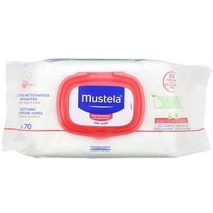 Mustela, Baby, Soothing Cleansing Wipes, 70 Wipes - Supply Center USA