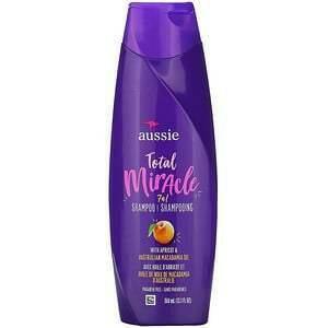 Aussie, Total Miracle, 7 n 1 Shampoo, Apricot & Australian Macadamia Oil, 12.1 fl oz (360 ml) - Supply Center USA